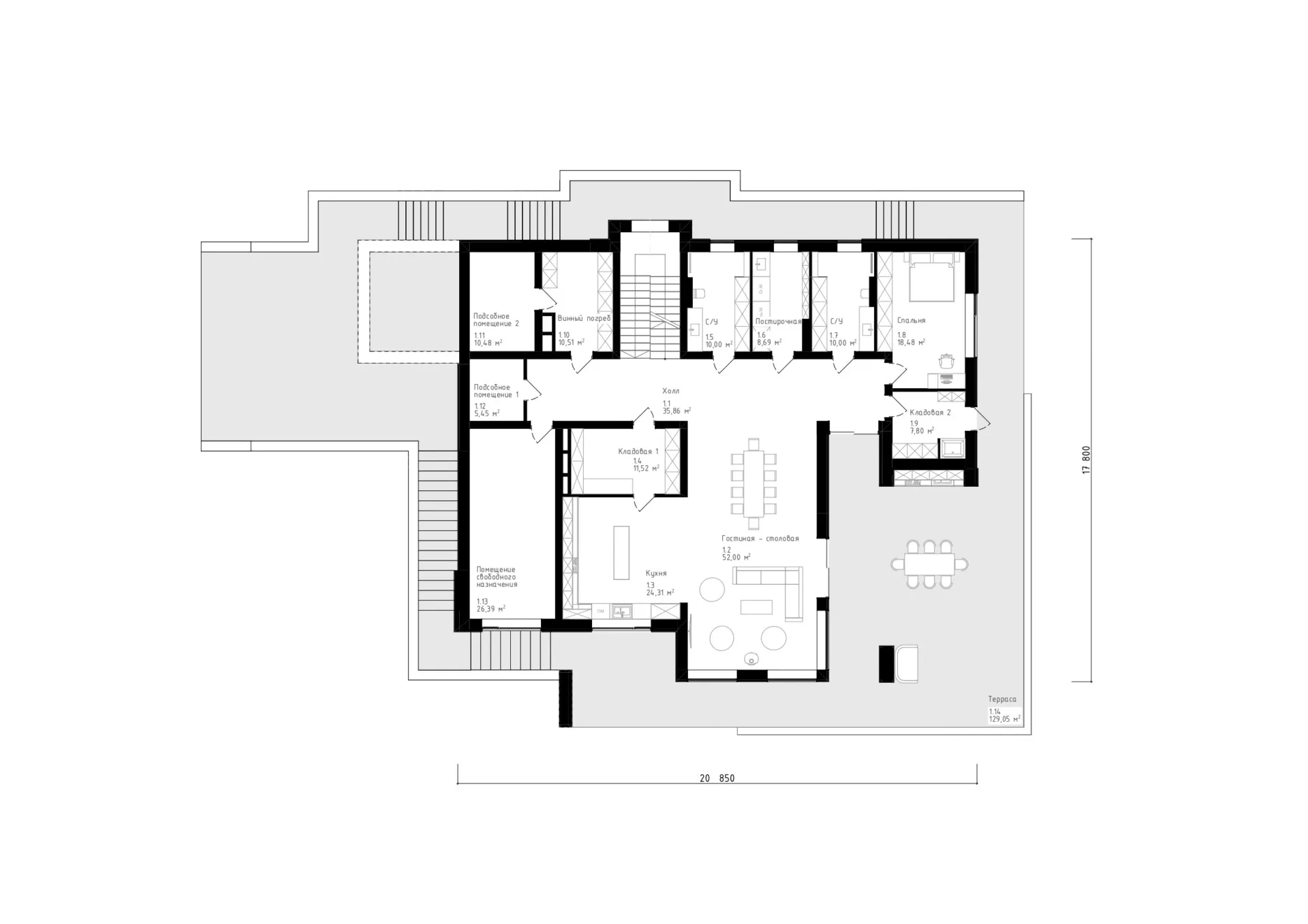 Фасад дома Б-002